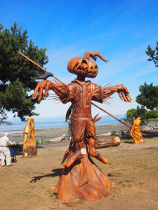 Wood Carving in Campbell River B.C, Vancouver Island