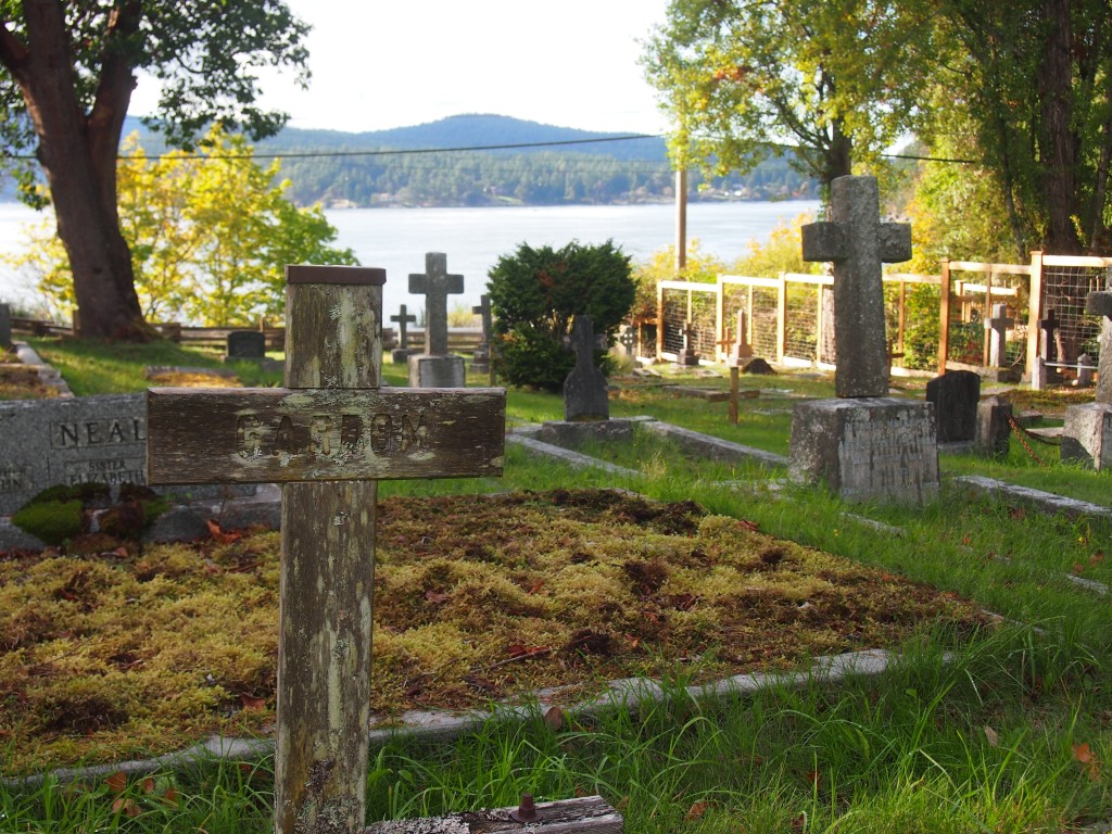 Cemetery at St. Mary Magdalene Church, Mayne Island BC