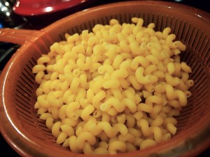 Cellentani noodles for cheese free macaroni and cheese