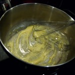 Making the roux for cheese free macaroni and cheese
