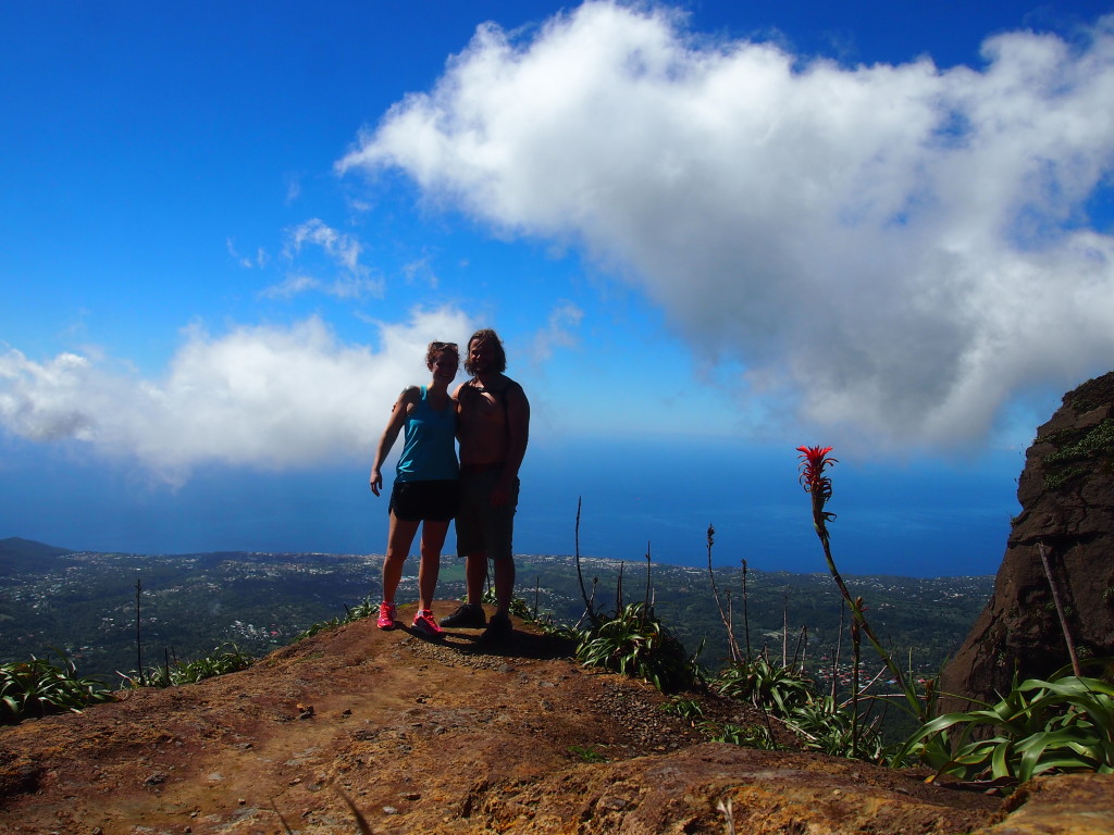 Hiking the volcano La Soufriere in Guadeloupe