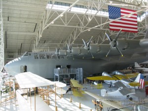 The Spruce Goose at the Evergreen Aviation and Space Museum