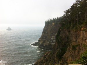Look out at Cape Mears on the Oregon Coast