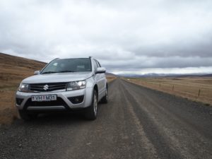 Gravel roads on my road trip in Iceland