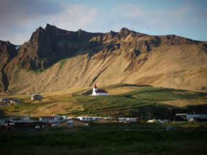 A church in Vik in south Iceland on my road trip 