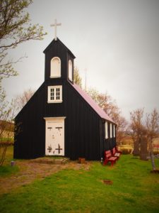 Mosfell church in Iceland on my road trip