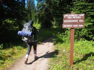 Our overnight hike on the heather trail
