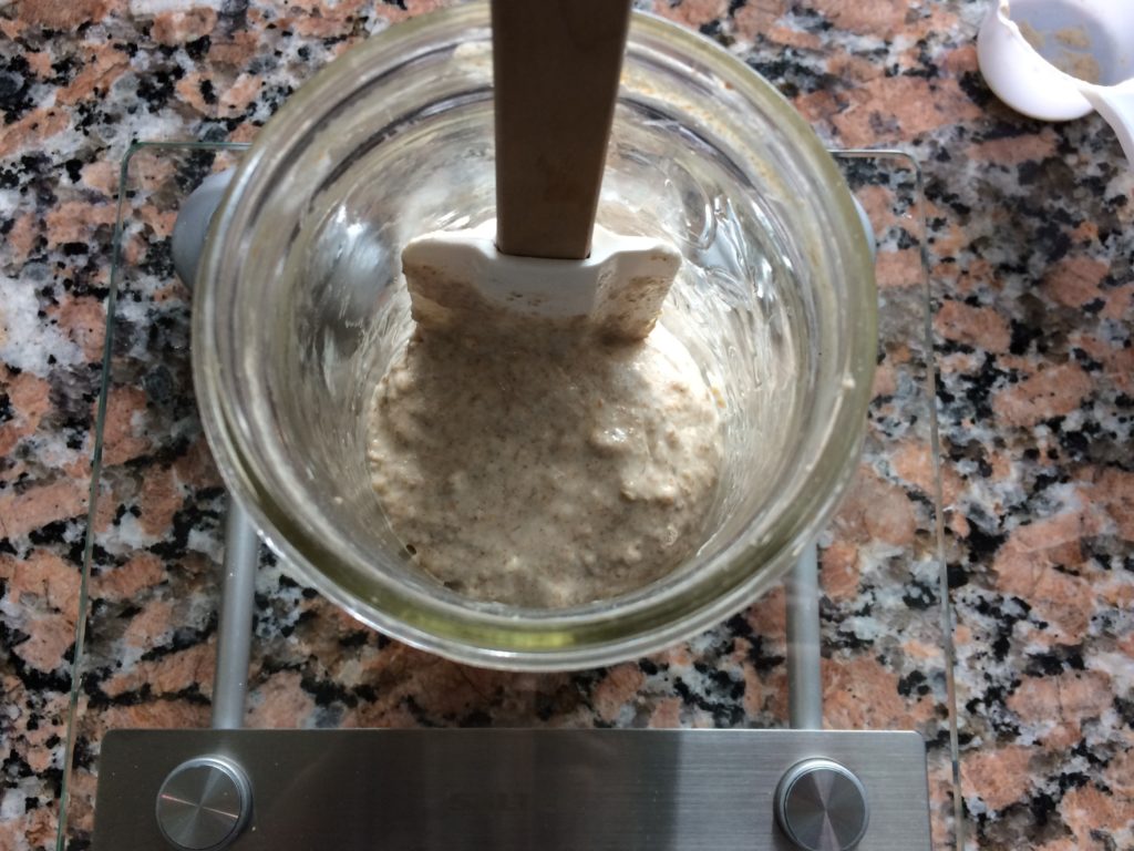 Making homemade sourdough starter
