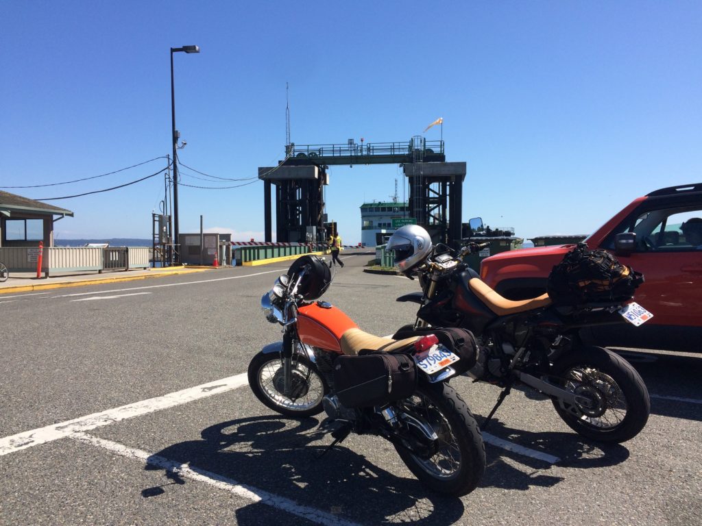 Waiting for the ferry from fort casey to port townsend