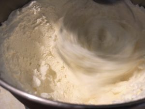 Whisking some homemade cultured butter
