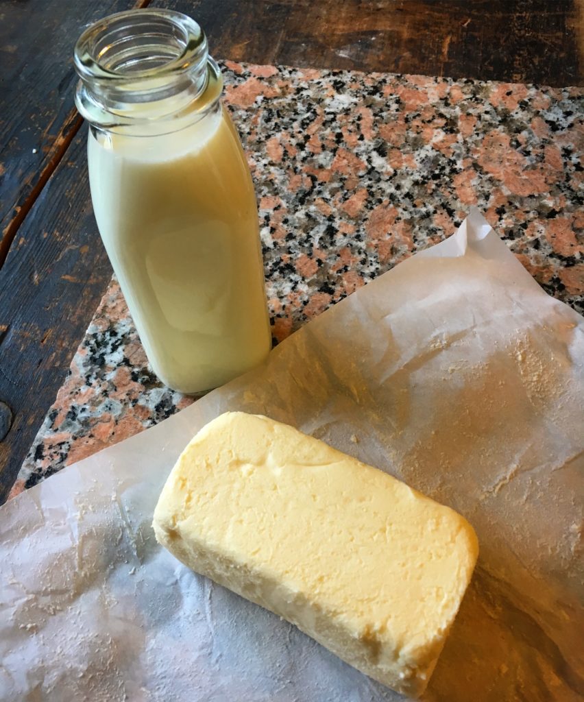 Homemade cultured butter